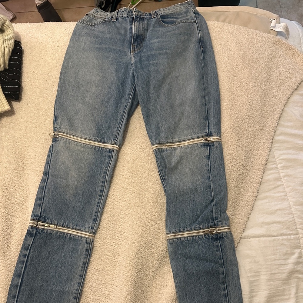 Carmar Zipper Jeans